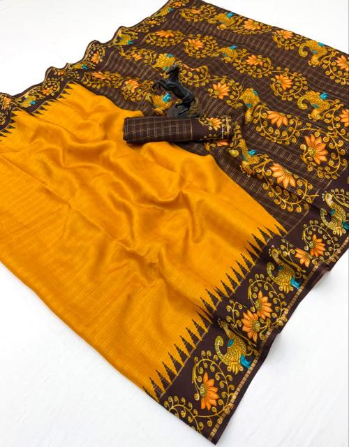 Malhar muga spice silk catalogue sarees wholesale surat